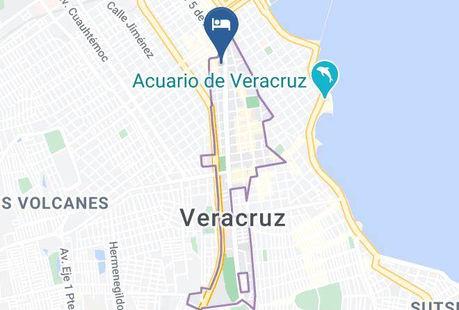 Veracruz Veracruz Centro - Hotel San Vicente Maps
