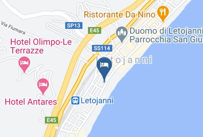 Messina - Hotel San Vincenzo Maps