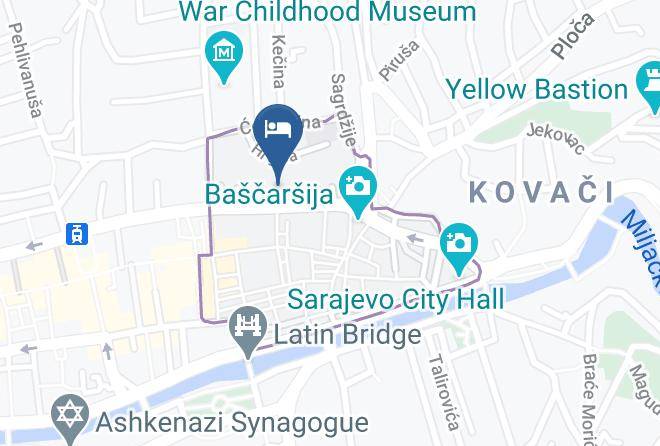 Hotel Sana Map