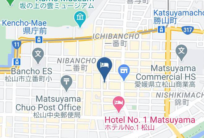 Matsuyama City - Hotel Sanbancho Maps