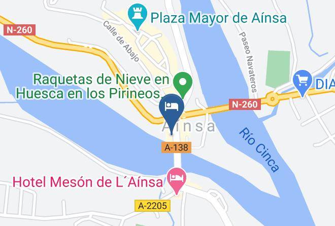 Huesca - Hotel Sanchez Maps