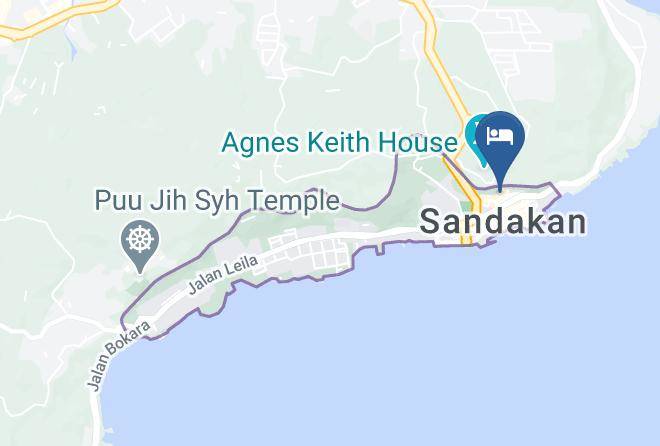 Bahagian Sandakan - Hotel Sandakan Maps