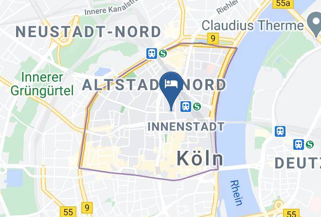 Cologne - Hotel Sandmanns Am Dom Maps