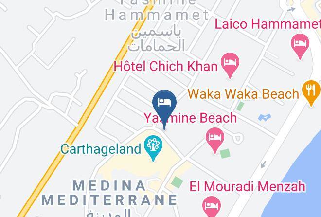 Tunisia - Hotel Sandra Club Maps