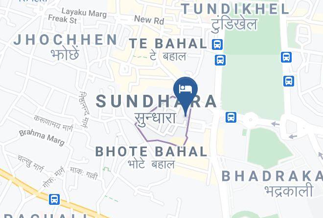 Kathmandu - Hotel Sangam Maps