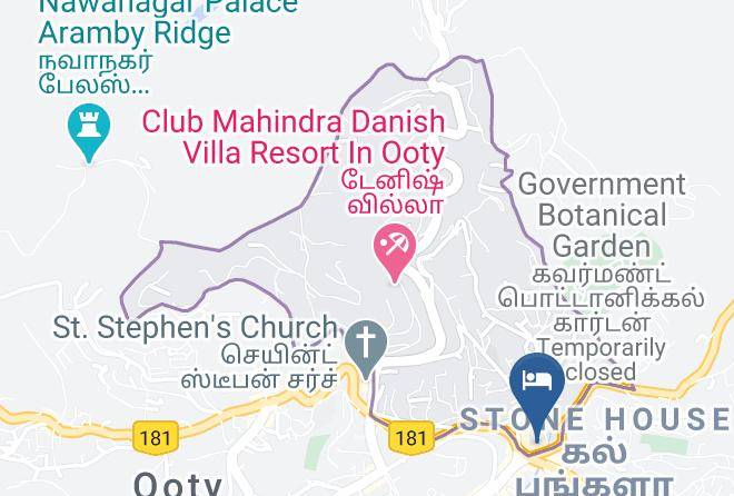 Ooty - Hotel Sanjay Maps