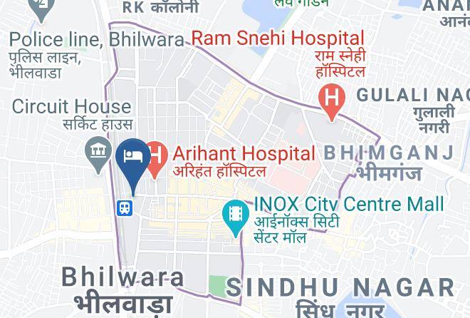 Bhilwara - Hotel Sanjri Maps