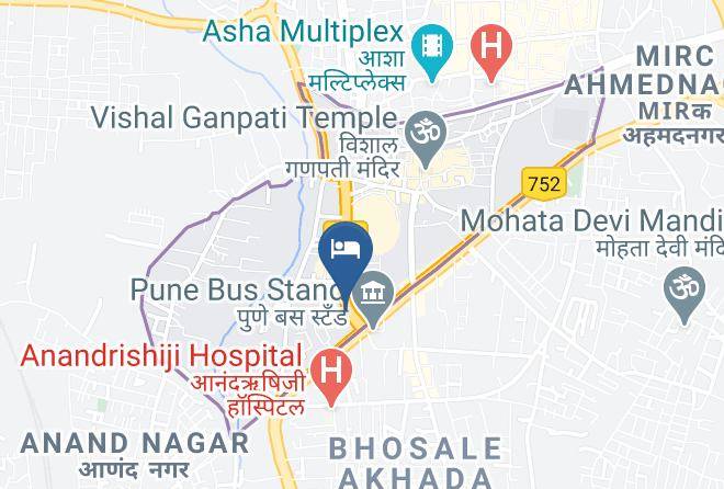 Ahmadnagar - Hotel Sanket Maps