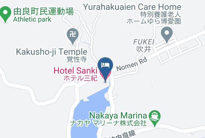 Yura Townhidaka District - Hotel Sanki Maps
