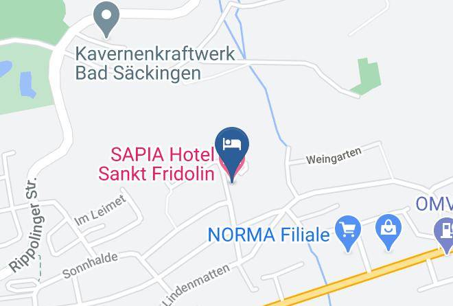 Sapia Hotel Sankt Fridolin Map