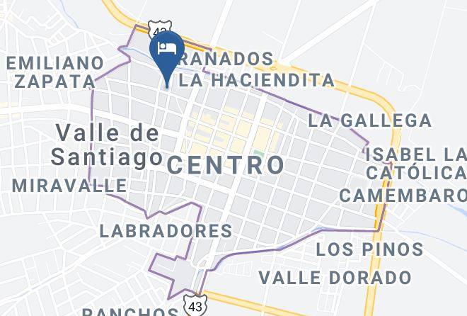 Valle De Santiago - Hotel Sanlu Maps