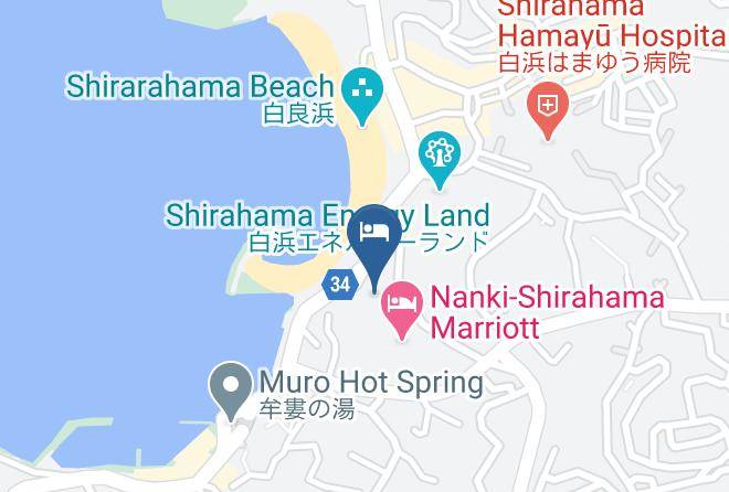 Shirahama Townnishimuro District - Hotel Sanrakuso Maps