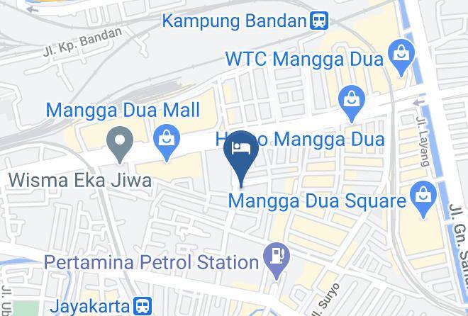 Central Jakarta - Hotel Sanrina Maps