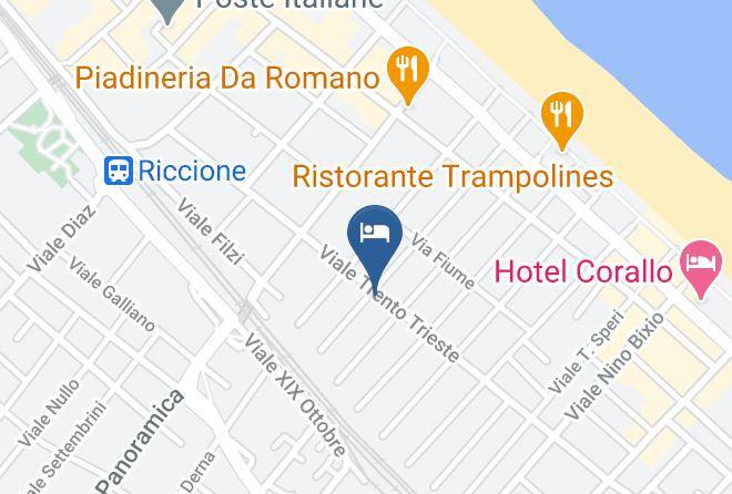 Rimini - Hotel Sans Souci Maps