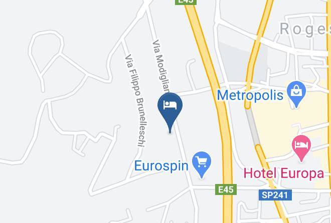 Cosenza - Albergo Sant'agostino Maps