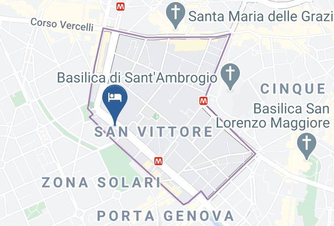 Milan - Hotel Sant'ambroeus Maps