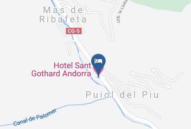 La Massana - Hotel Sant Gothard Andorra Maps
