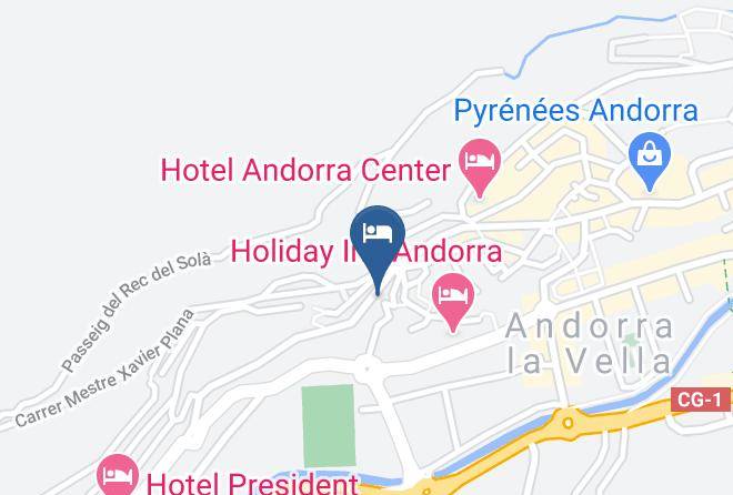 Andorra La Vella - Hotel Sant Jordi Maps