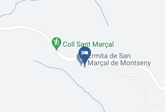 Barcelona - Hotel Sant Marcal Del Montseny Maps