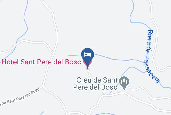 Girona - Hotel Sant Pere Del Bosc Maps