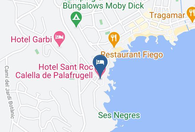 Girona - Hotel Sant Roc Calella De Palafrugell Maps