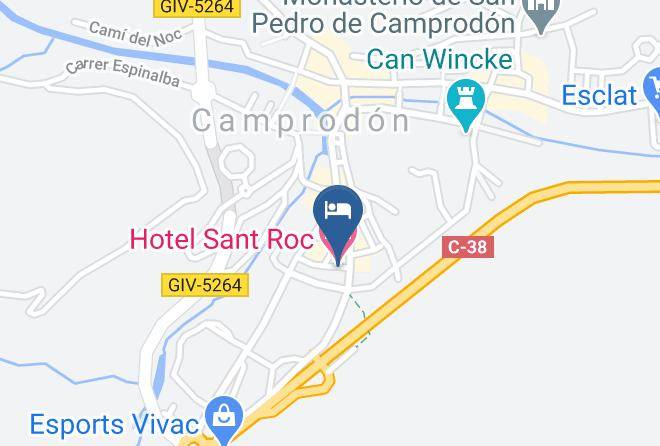 Girona - Hotel Sant Roc Maps
