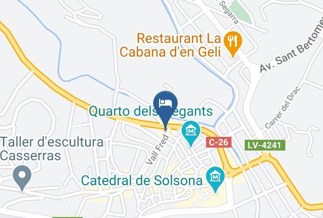 Lleida - Hotel Sant Roc Maps