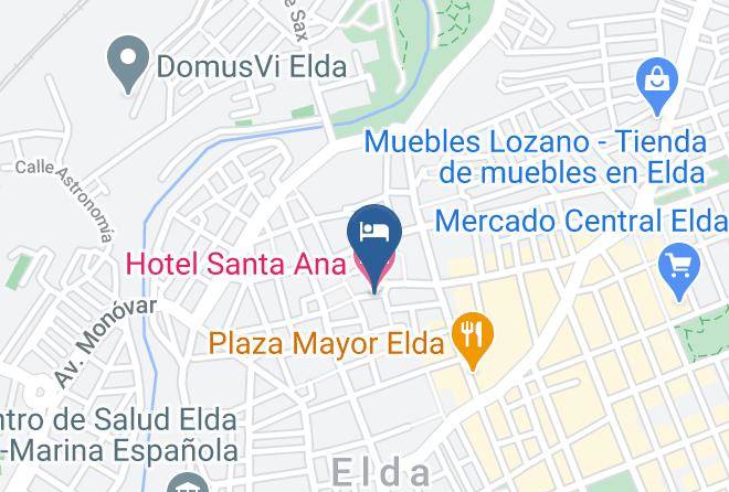Alicante - Hotel Santa Ana Maps