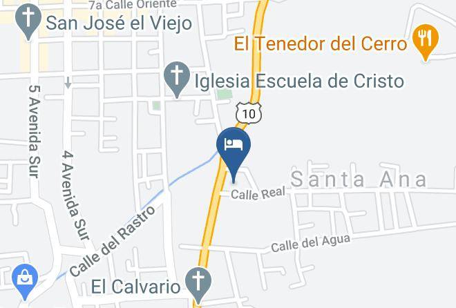 Antigua Guatemala - Hotel Santa Ana Maps