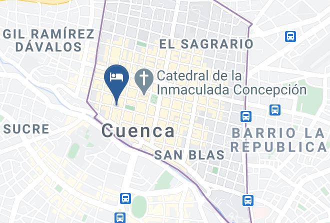 Cuenca - Hotel Santa Ana Maps