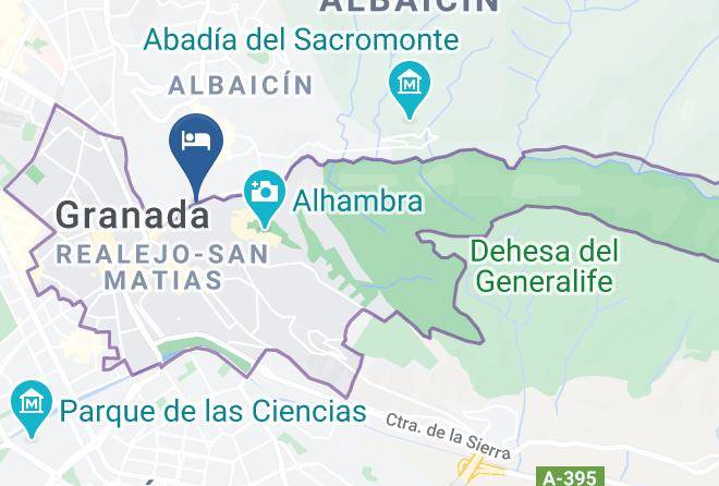 Granada - Hotel Santa Ana Maps