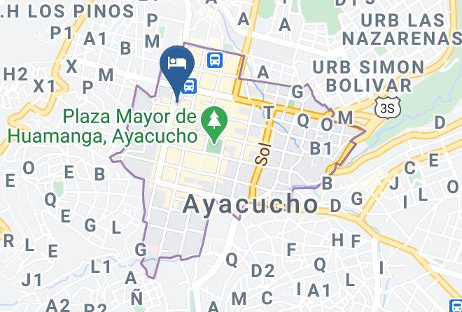 Huamanga - Hotel Santa Ana Maps