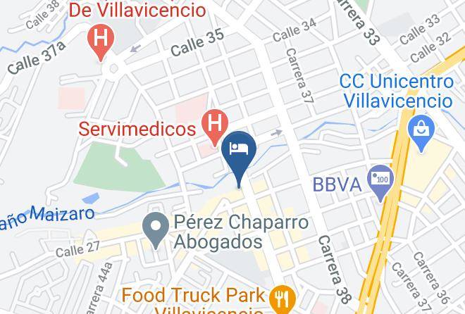 Villavicencio - Hotel Santa Ana Real Maps