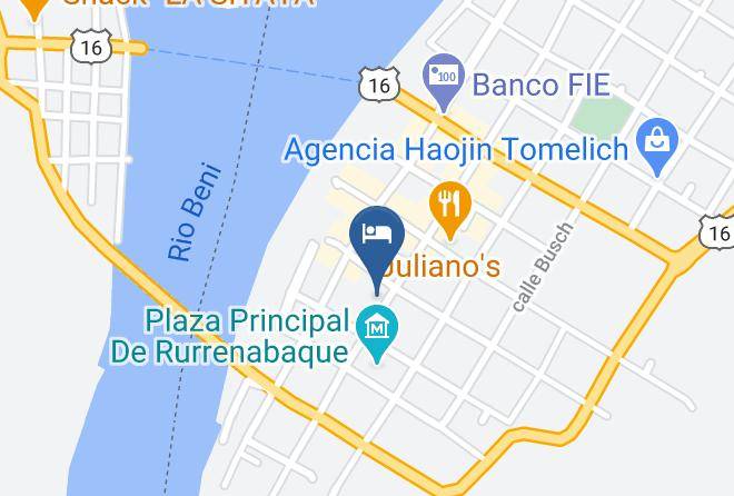 Jose Ballivian - Hotel Santa Ana Maps
