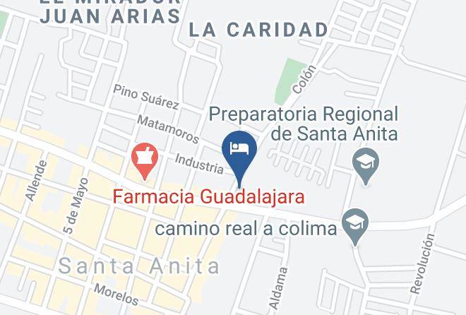 Tlaquepaque - Hotel Santa Anita Maps