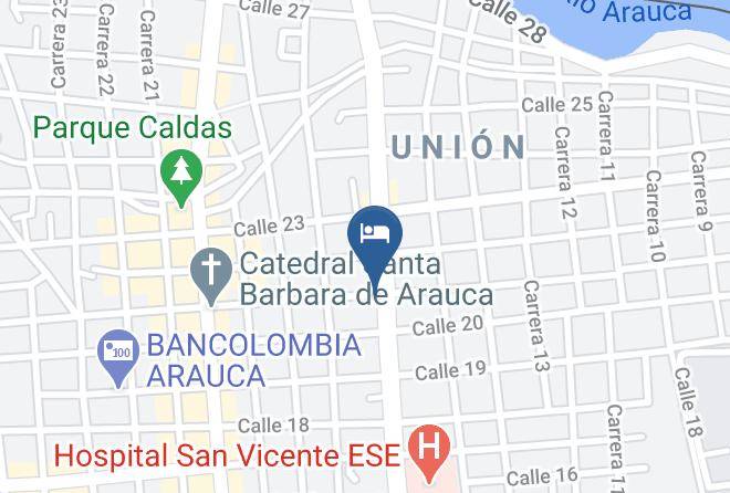 Arauca - Hotel Santa Barbara Arauca Maps