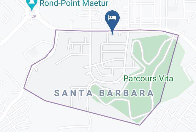 Hotel Santa Barbara Map - Littoral - Wouri