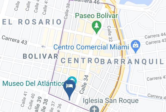 Barranquilla - Hotel Santa Barbara Suite Barranquilla Maps