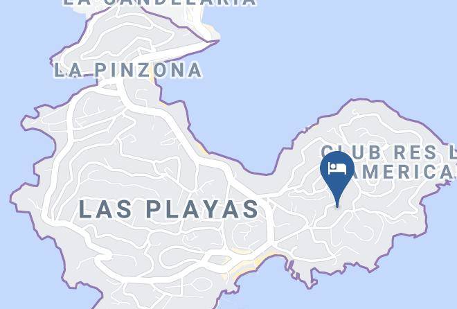 Acapulco De Juarez - Hotel Santa Catalina Acapulco Maps