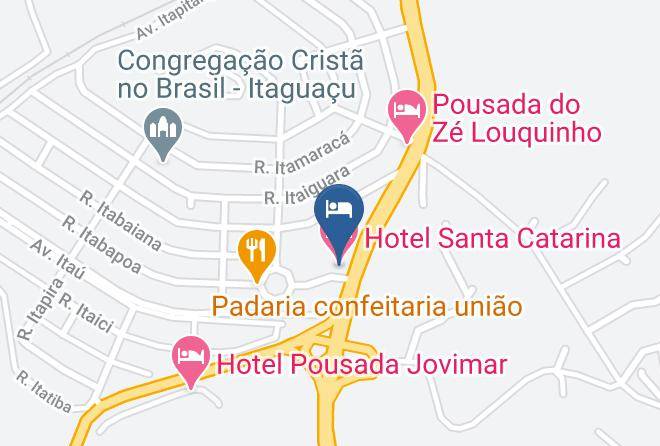 Aparecida - Hotel Santa Catarina Maps