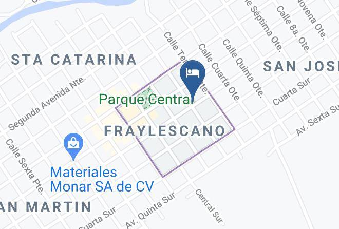 Villaflores - Hotel Santa Catarina Maps