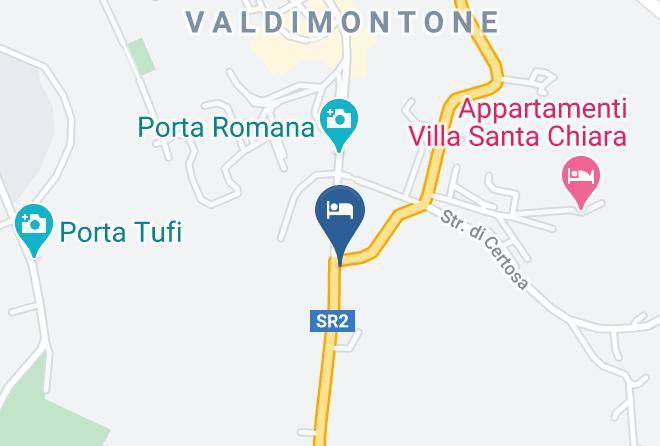 Hotel Santa Caterina Siena Map