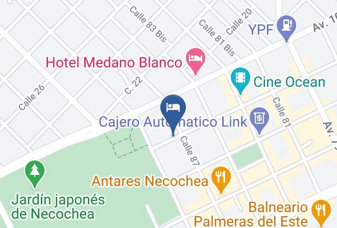 Necochea - Hotel Santa Clara Maps