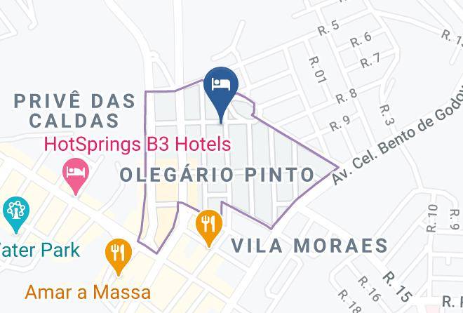 Caldas Novas - Hotel Santa Clara Maps
