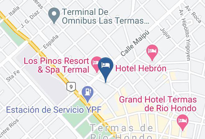 Rio Hondo - Hotel Santa Clara Maps