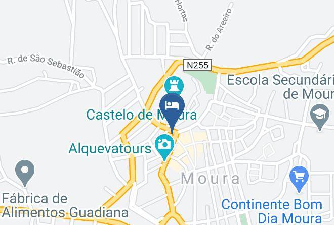 Moura - Hotel Santa Comba Maps