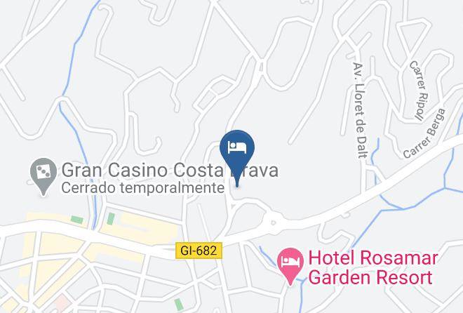Girona - Hotel Santa Cristina Maps
