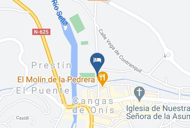 Asturias - Hotel Santa Cruz Maps