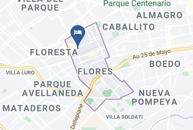 Buenos Aires - Hotel Santa Cruz Maps