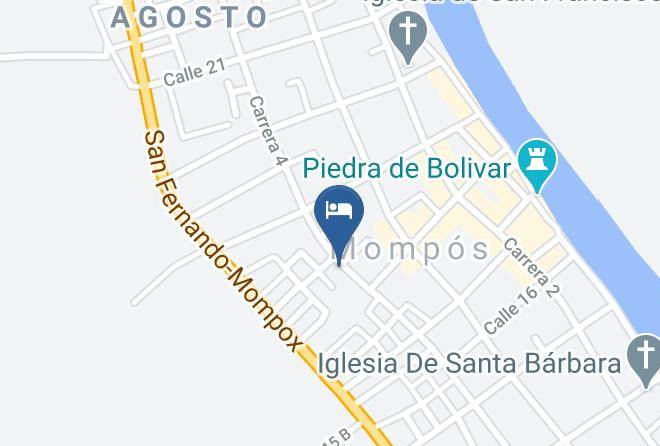 Mompos - Hotel Santa Cruz De Mompox Maps
